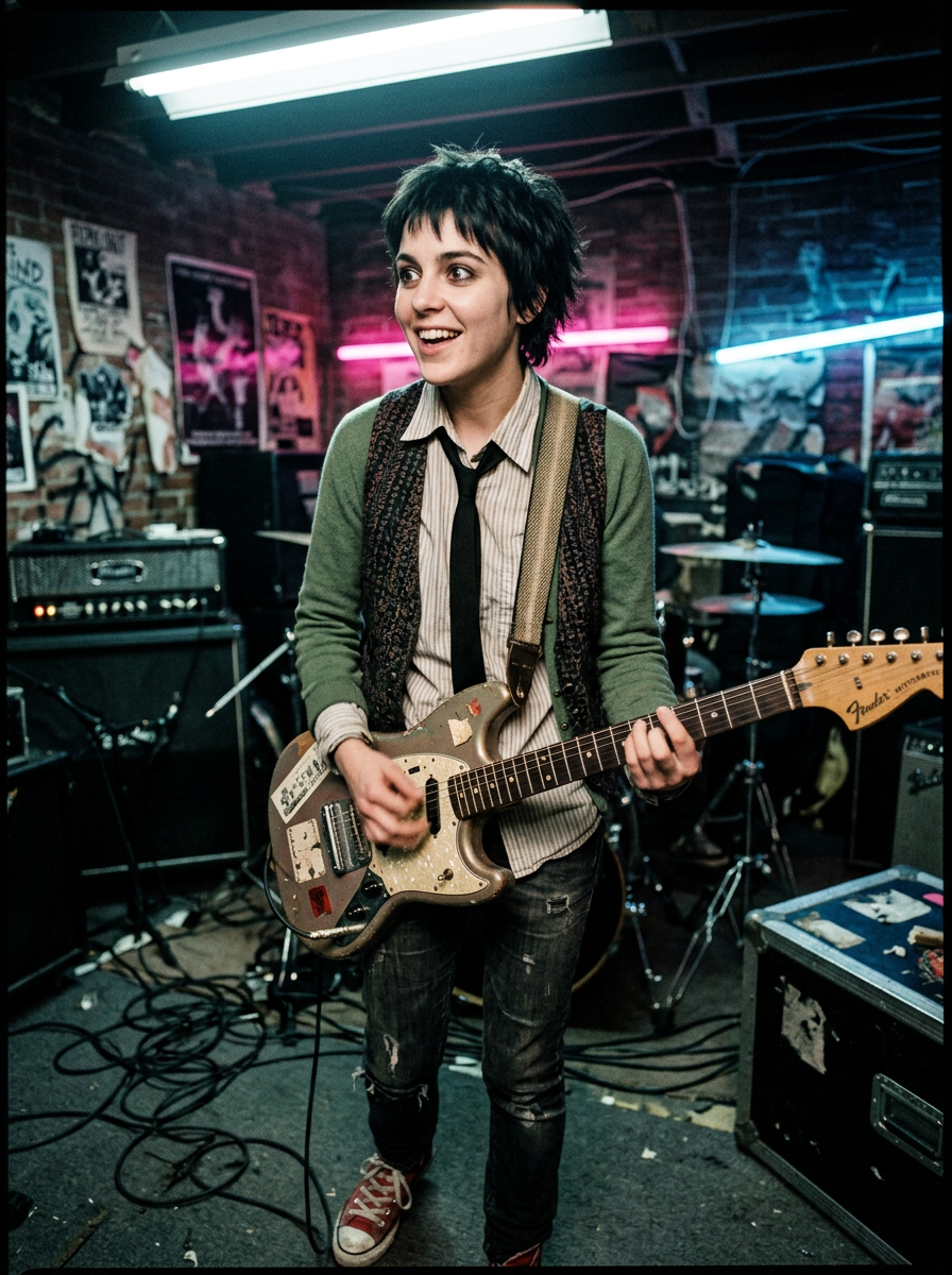 Roni Klepp, lead vocals, rhythm guitar